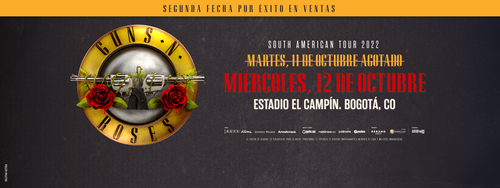 Guns N` Roses hace historia en Colombia