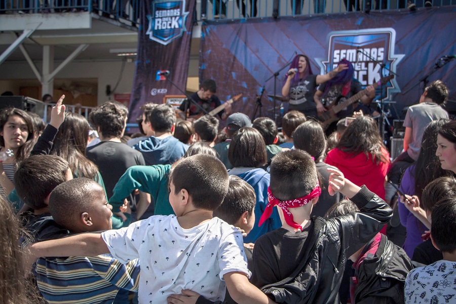 El rock en los colegios despierta inter�s en los mercados culturales m�s importantes del pa�s