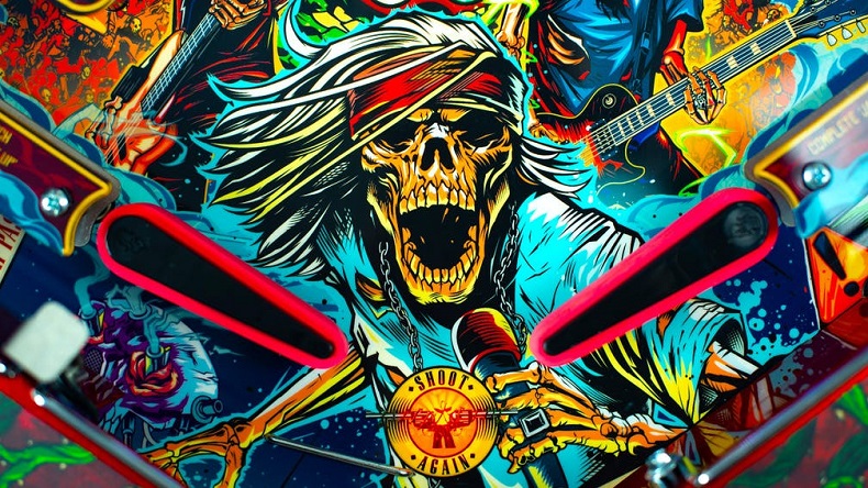 Guns N' Roses por la diversi�n: lanz� su propia m�quina de pinball