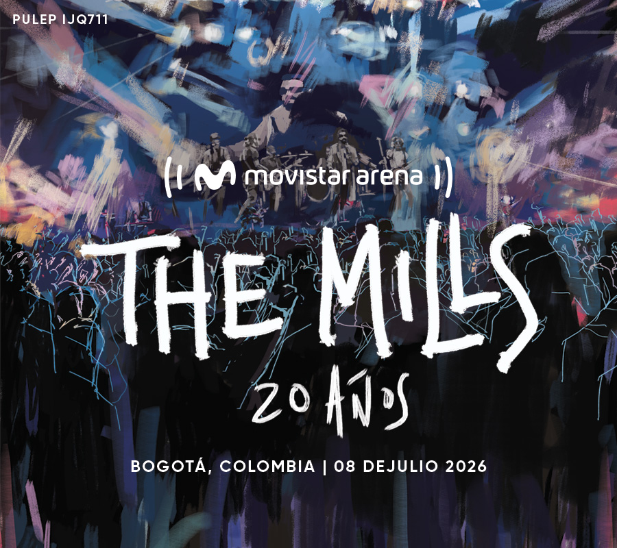 The Mills celebrará 20 años de trayectoria en el Movistar Arena de Bogotá