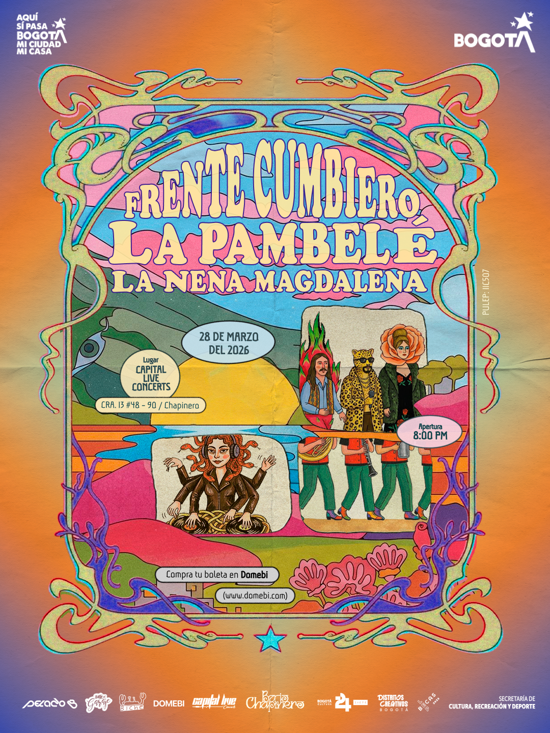 Frente Cumbiero encabezan una noche inolvidable