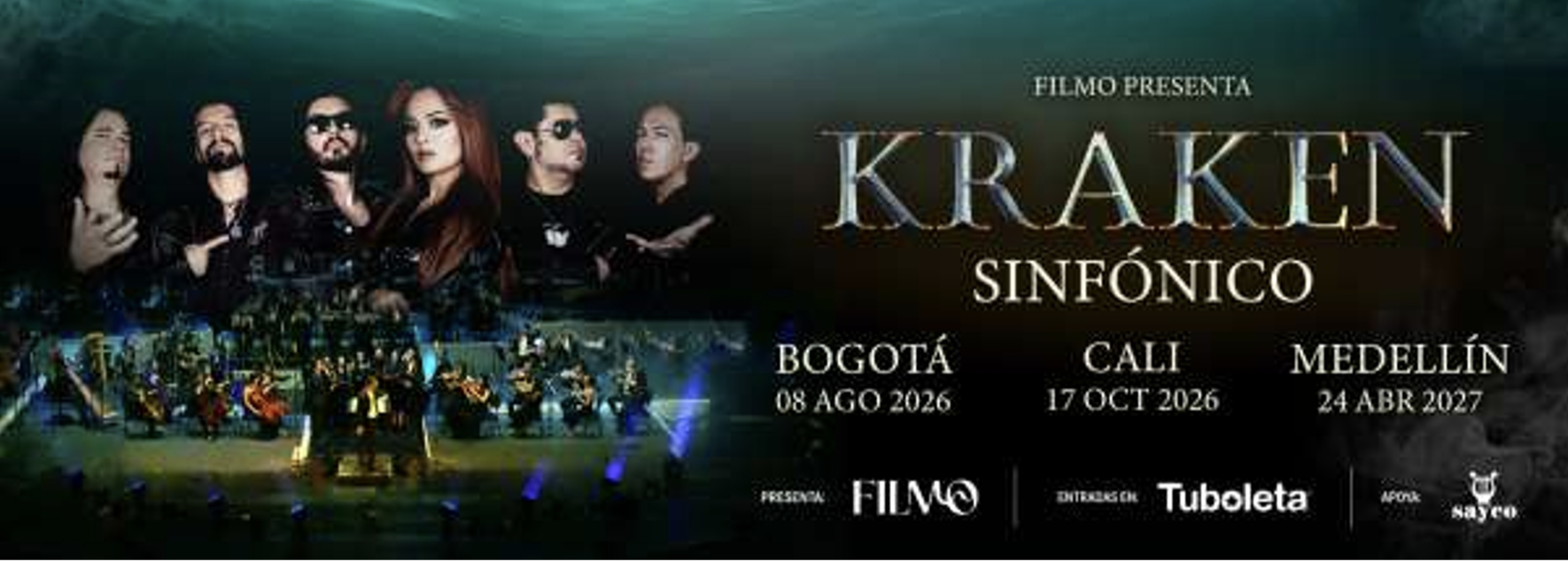 Kraken Sinfónico presentará show de gran formato junto a la orquesta FILMO