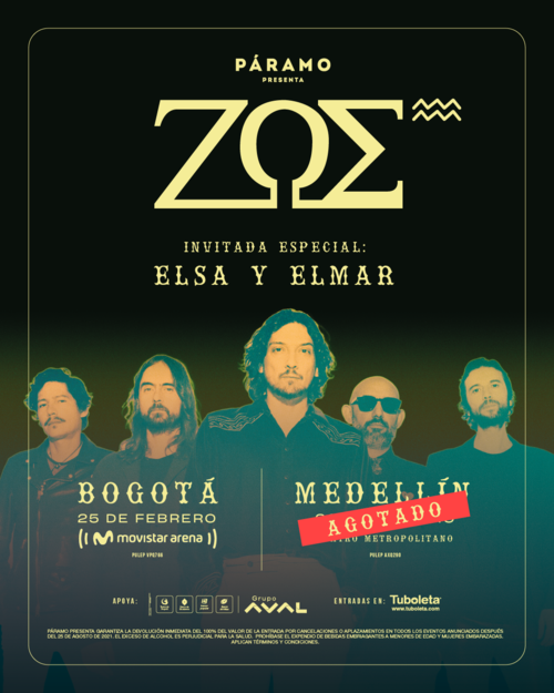 ZOE regresa a Colombia para dar inicio al 2022