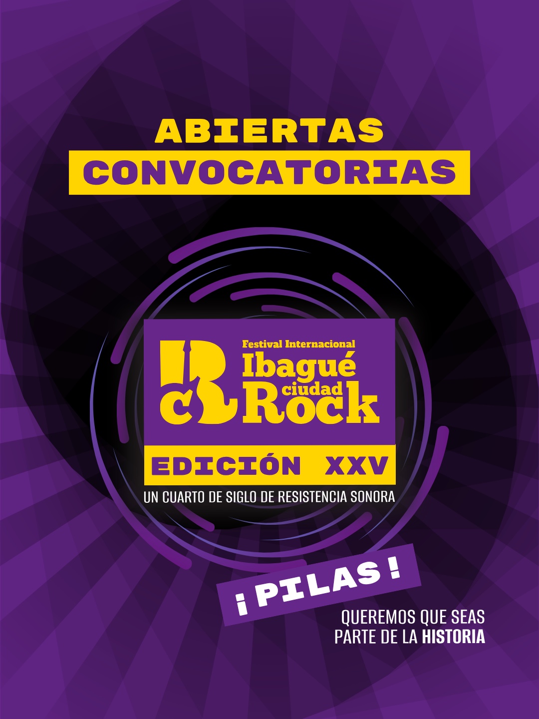 El Festival Ibagué Ciudad Rock celebra sus 25 años 