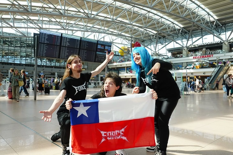 Force ya se encuentra en Alemania para su presentación en Wacken Metal Battle
