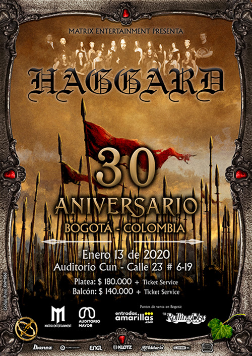 Haggard en vivo este lunes en Bogotá