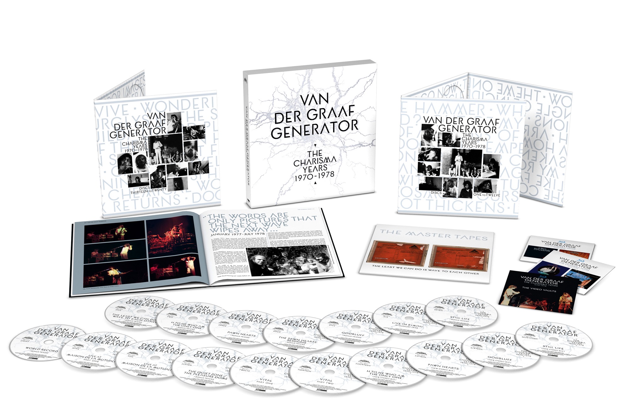 Van der Graaf Generator compila su catálogo con Charisma Records en box set de 20 discos