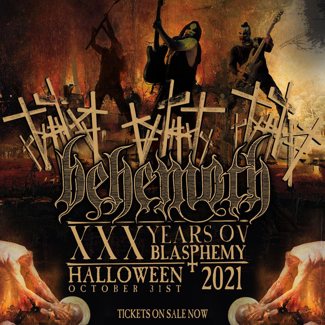 Behemoth incendia Halloween con 