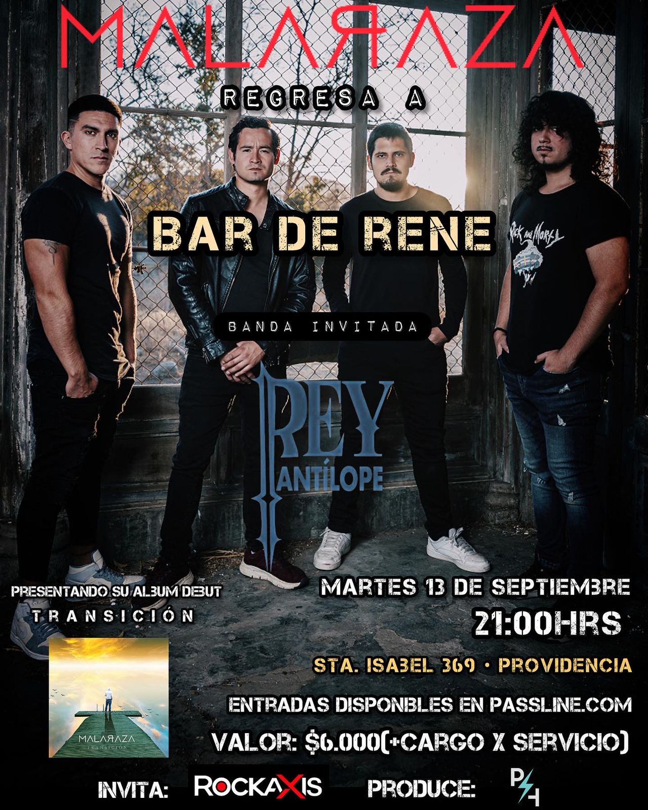 Rene Raza Rockaxis | Sorteo: Mala Raza vuelve a Bar de René