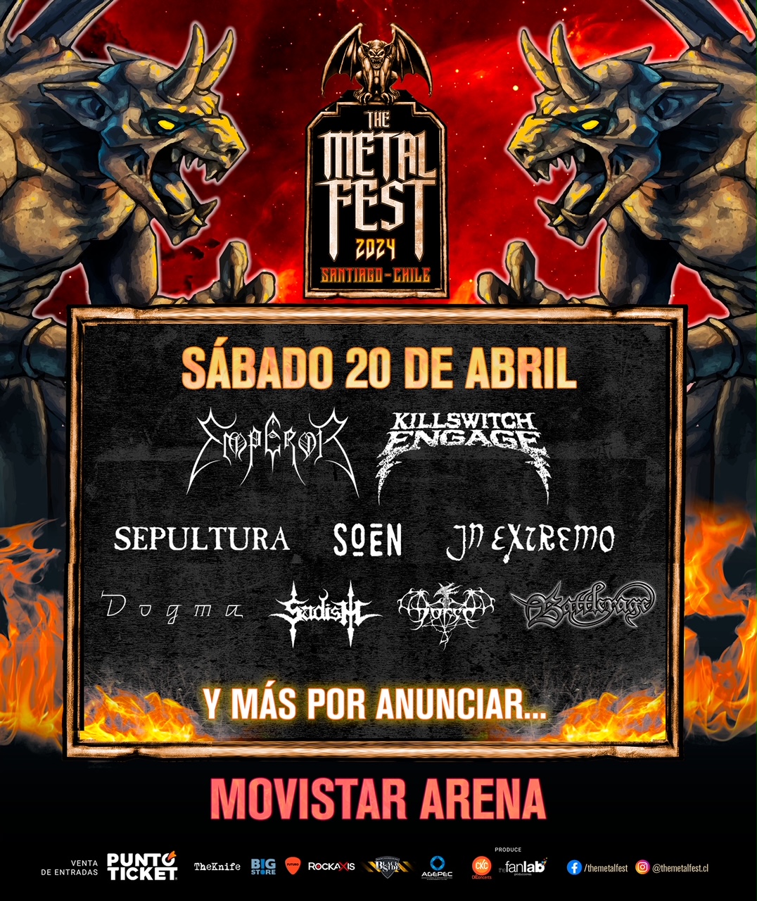 Overkill y Killswitch Engage son los nuevos confirmados para The Metal Fest