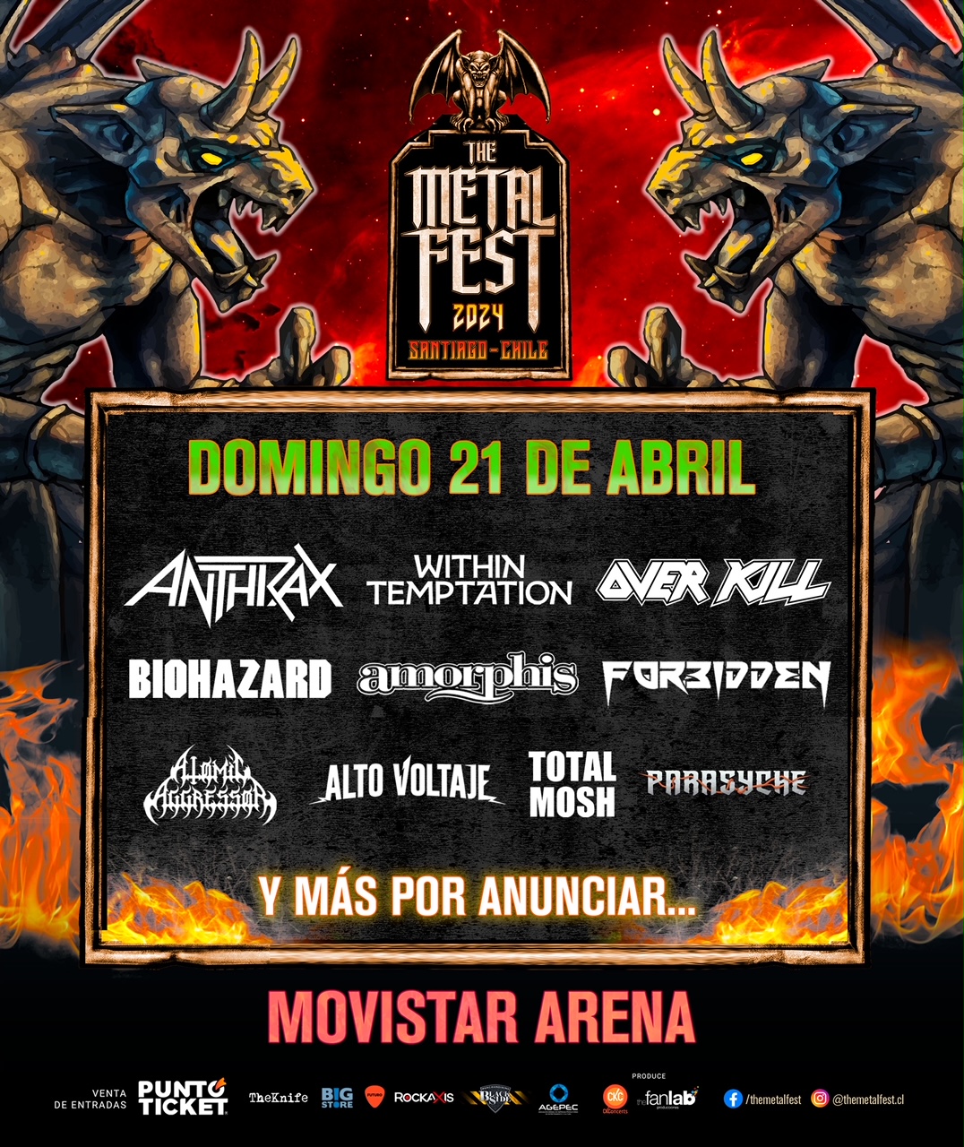 Overkill y Killswitch Engage son los nuevos confirmados para The Metal Fest