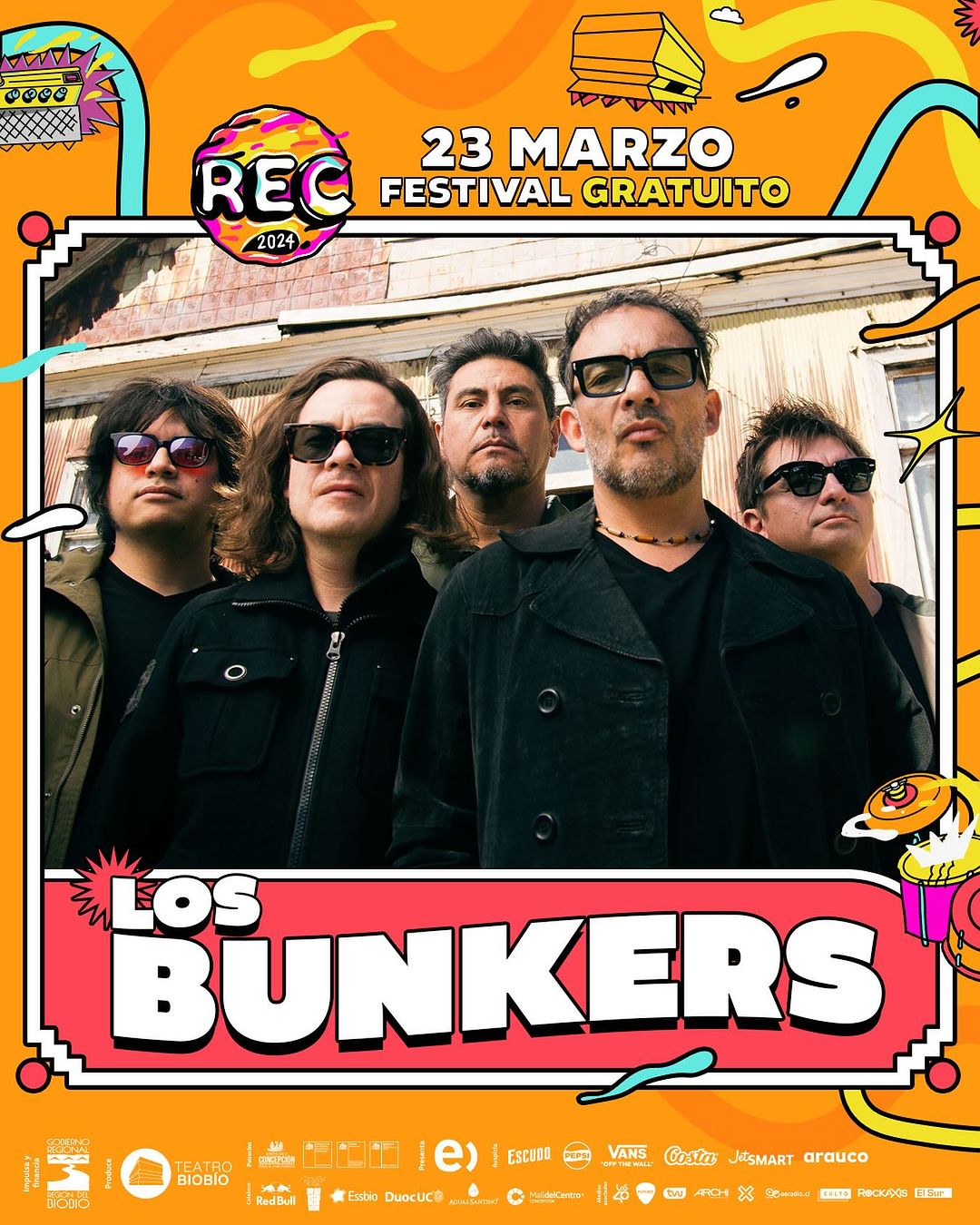 Los Bunkers se suman a REC 2024