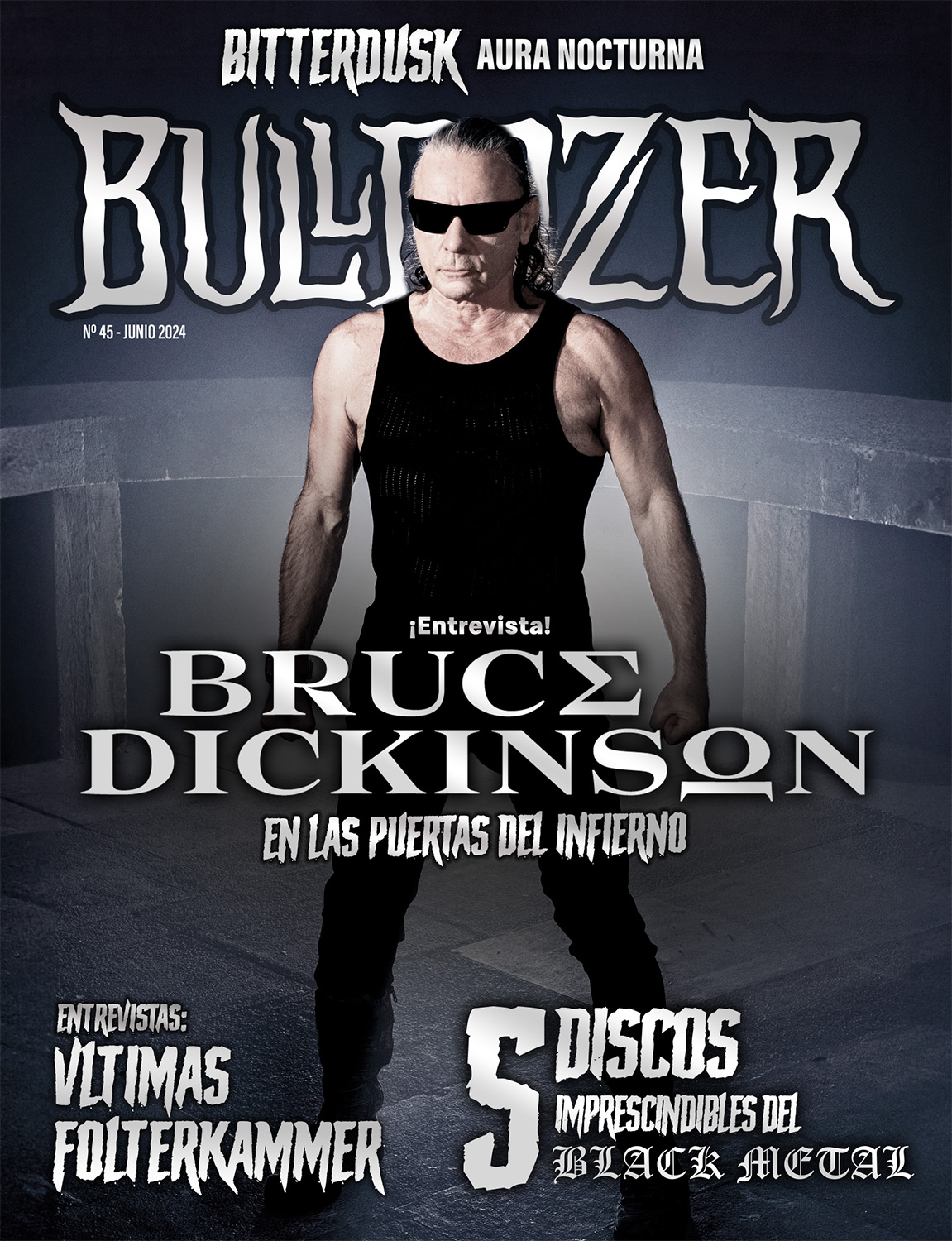 Bruce Dickinson protagoniza la nueva edición de revista Bulldozer