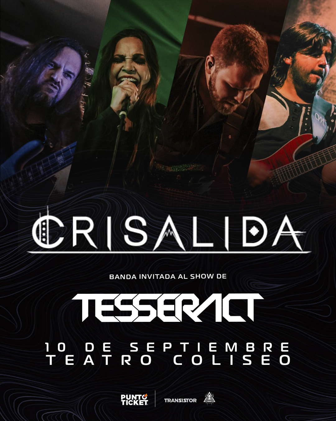 Crisálida será la banda encargada de abrir el regreso de TesseracT a Chile