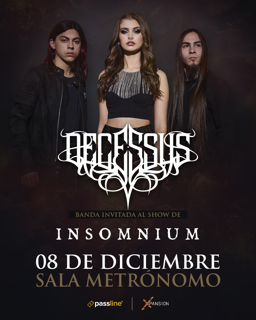 Weight Of Emptiness y Decessus se suman al debut de Insomnium en Chile 