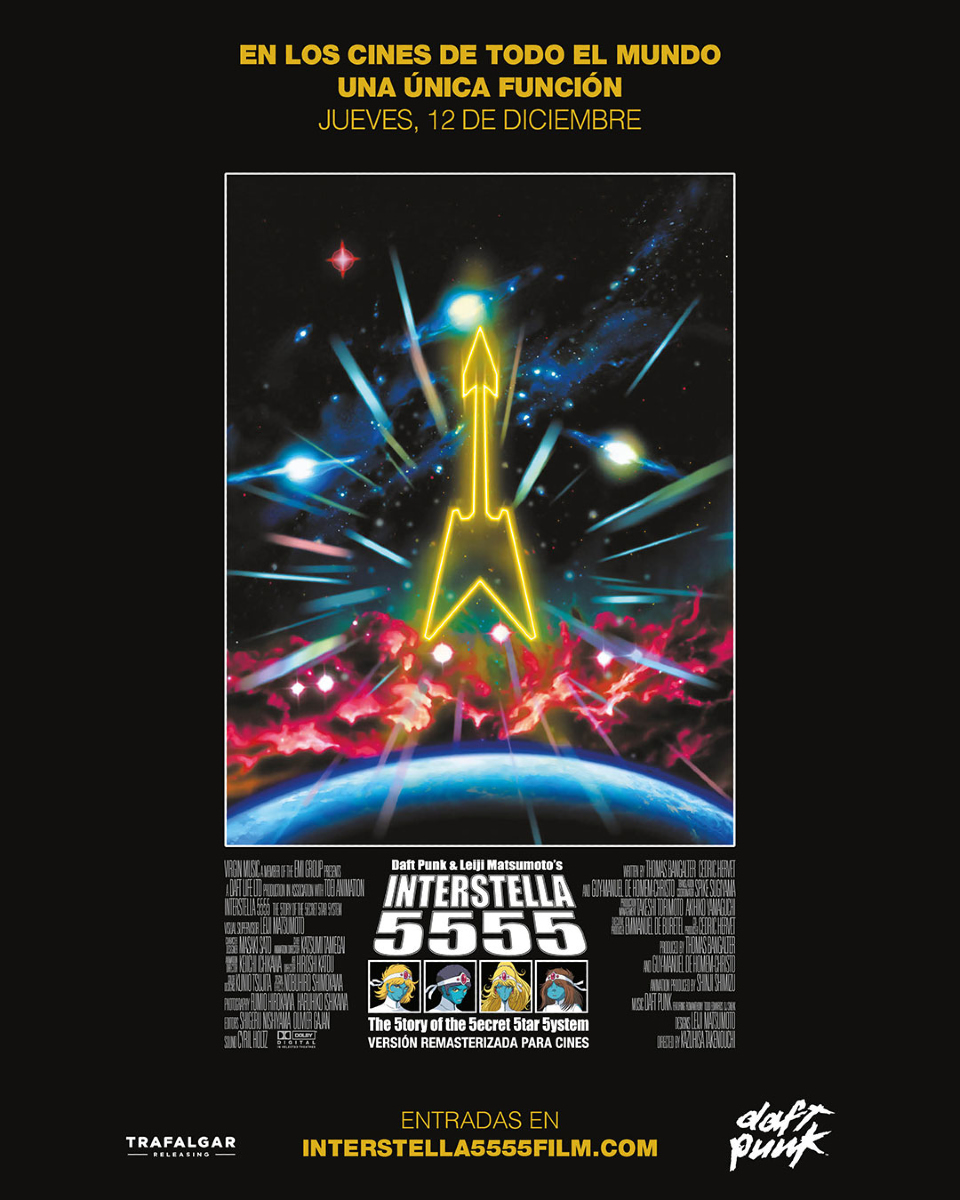 Interstella 5555: Daft Punk y la magia visual de Leiji Matsumoto