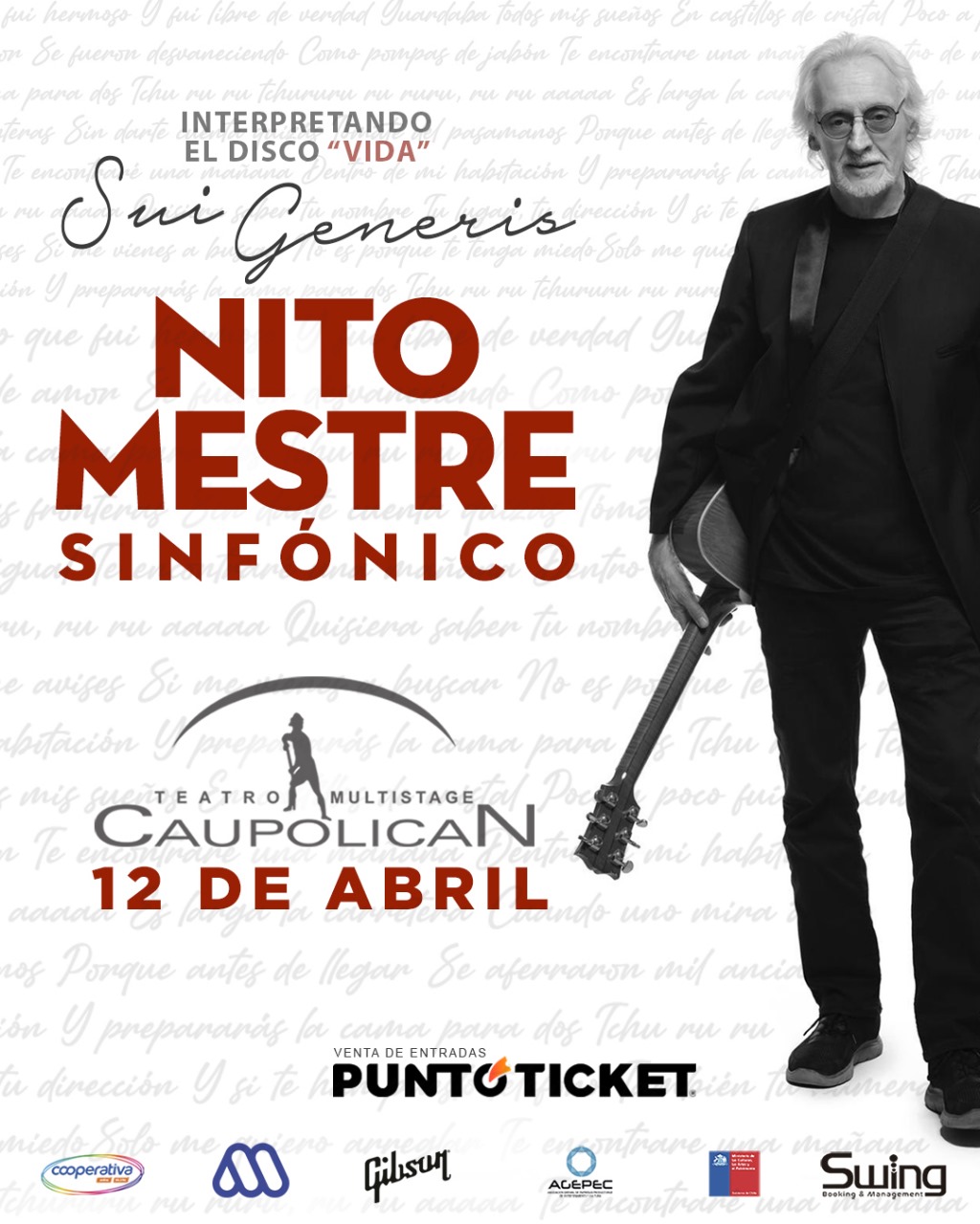 Queda poco para el show de Nito Mestre sinfónico en Santiago