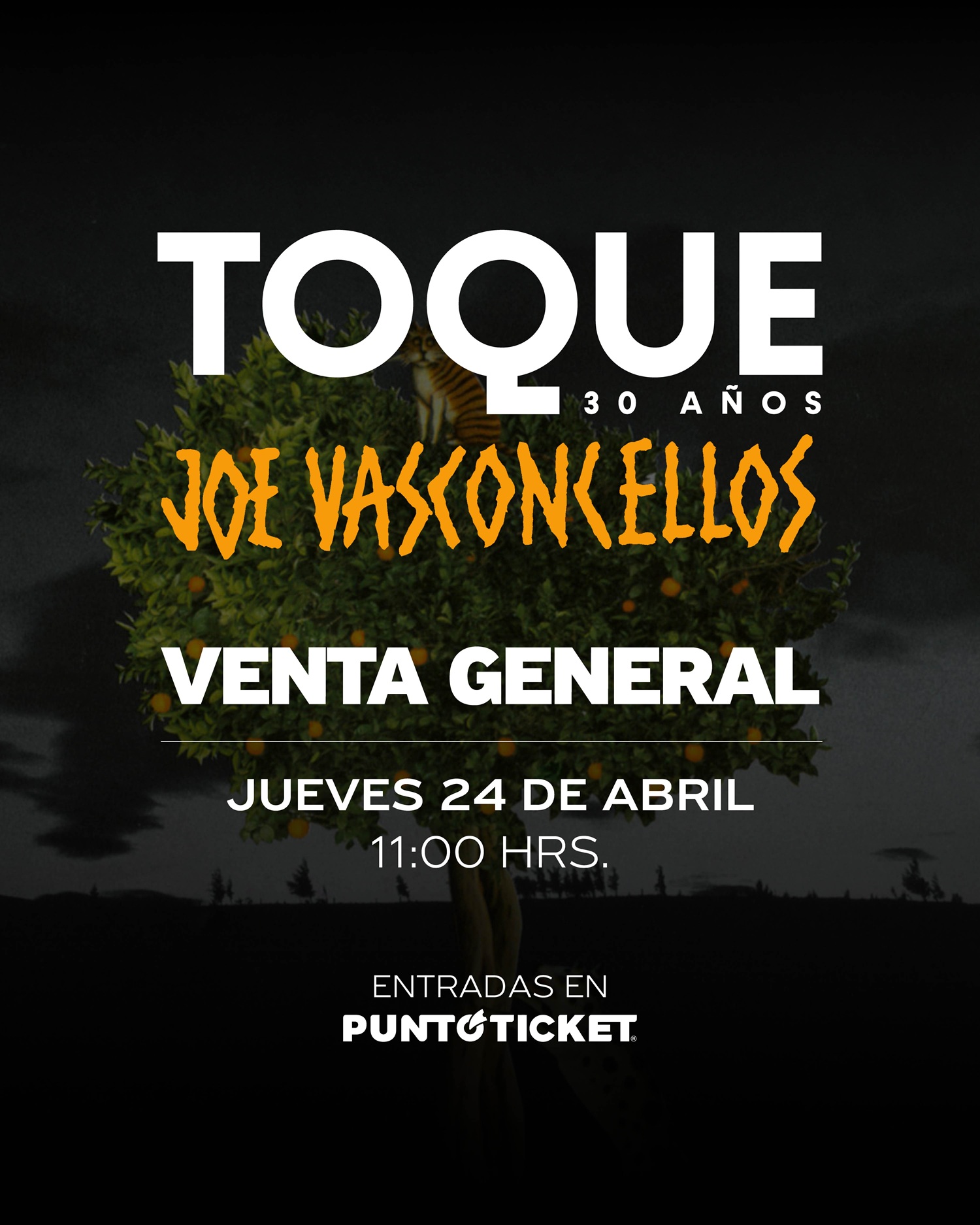 Joe Vasconcellos anuncia la celebración en vivo de 