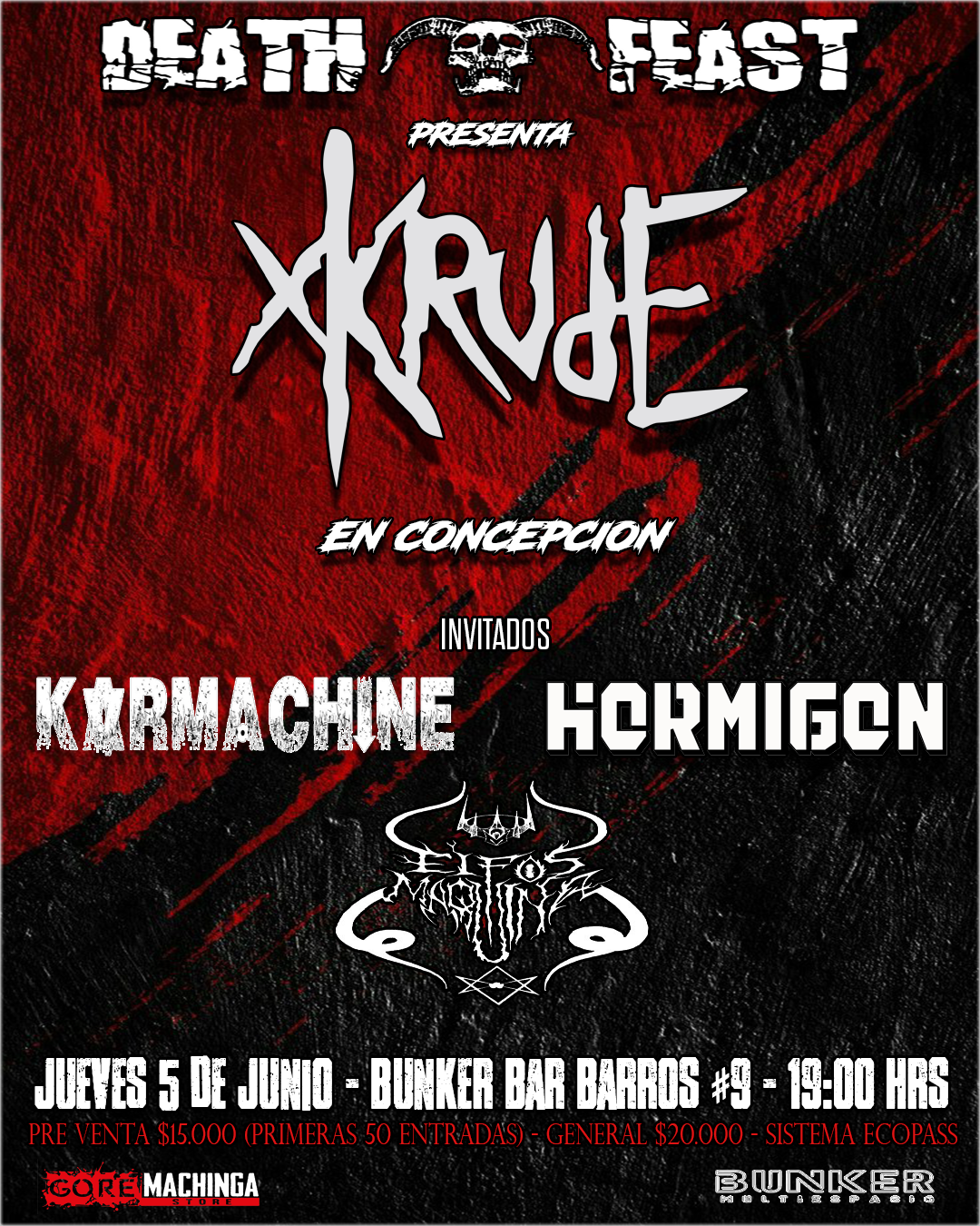 Xkrude confirma fechas de su gira por Chile en junio