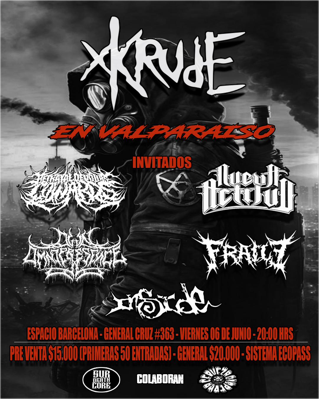 Xkrude confirma fechas de su gira por Chile en junio