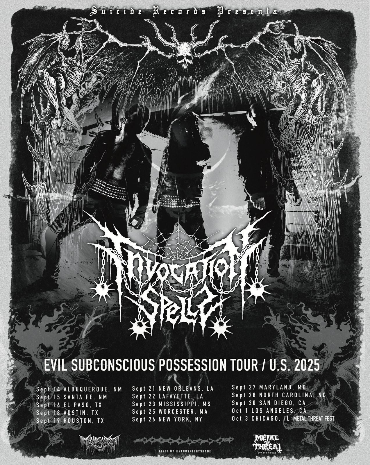 Invocation Spells confirma gira por Estados Unidos