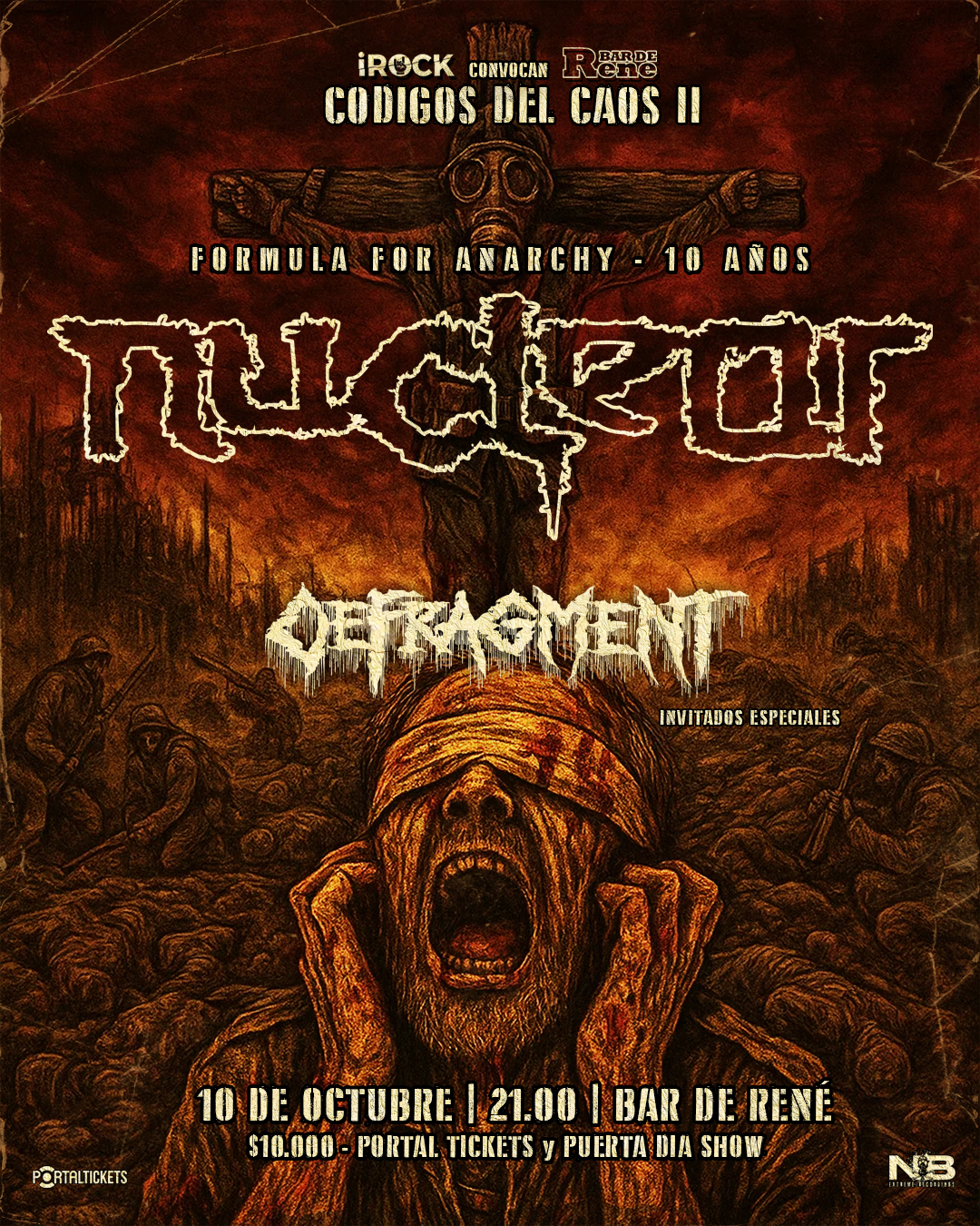 Nuclear festejará en vivo los 10 años de ''Formula for Anarchy''