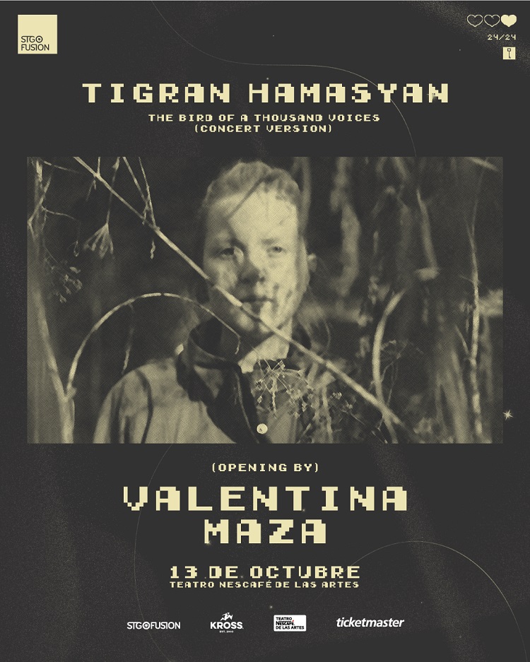 Valentina Maza abrirá el concierto de Tigran Hamasyan 