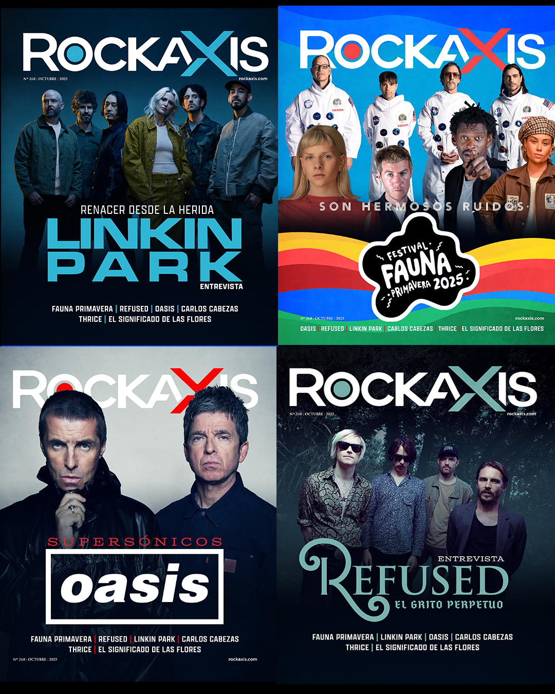 Revista #Rockaxis258: Linkin Park, Fauna Primavera, Oasis