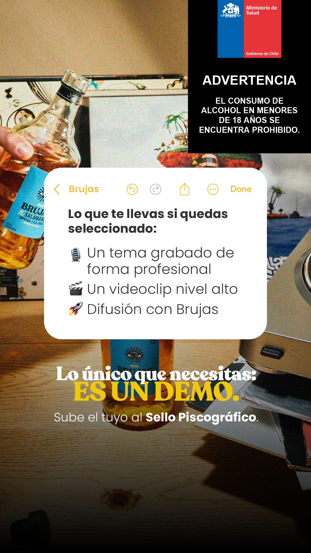 Postula al primer Sello Piscográfico de Chile