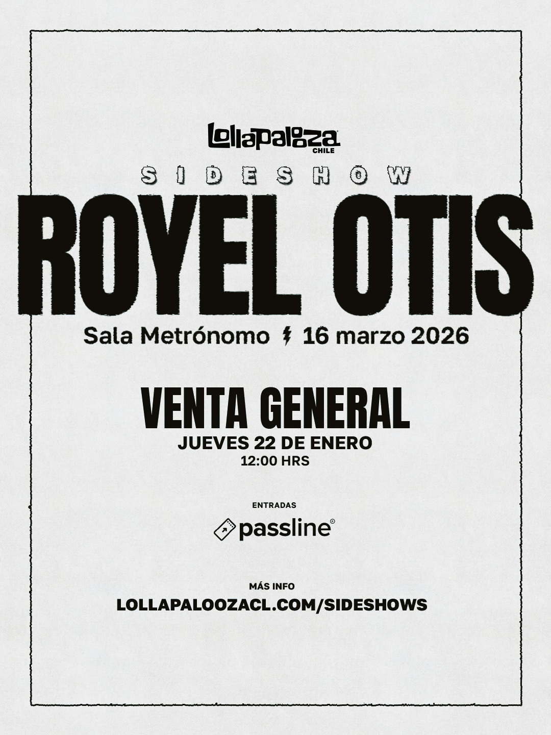 Anuncian nuevo sideshow de Lollapalooza Chile: Royel Otis
