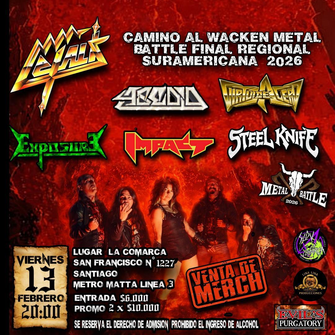 Letalis anuncia show especial para financiar su viaje a la final regional de Wacken Metal Battle