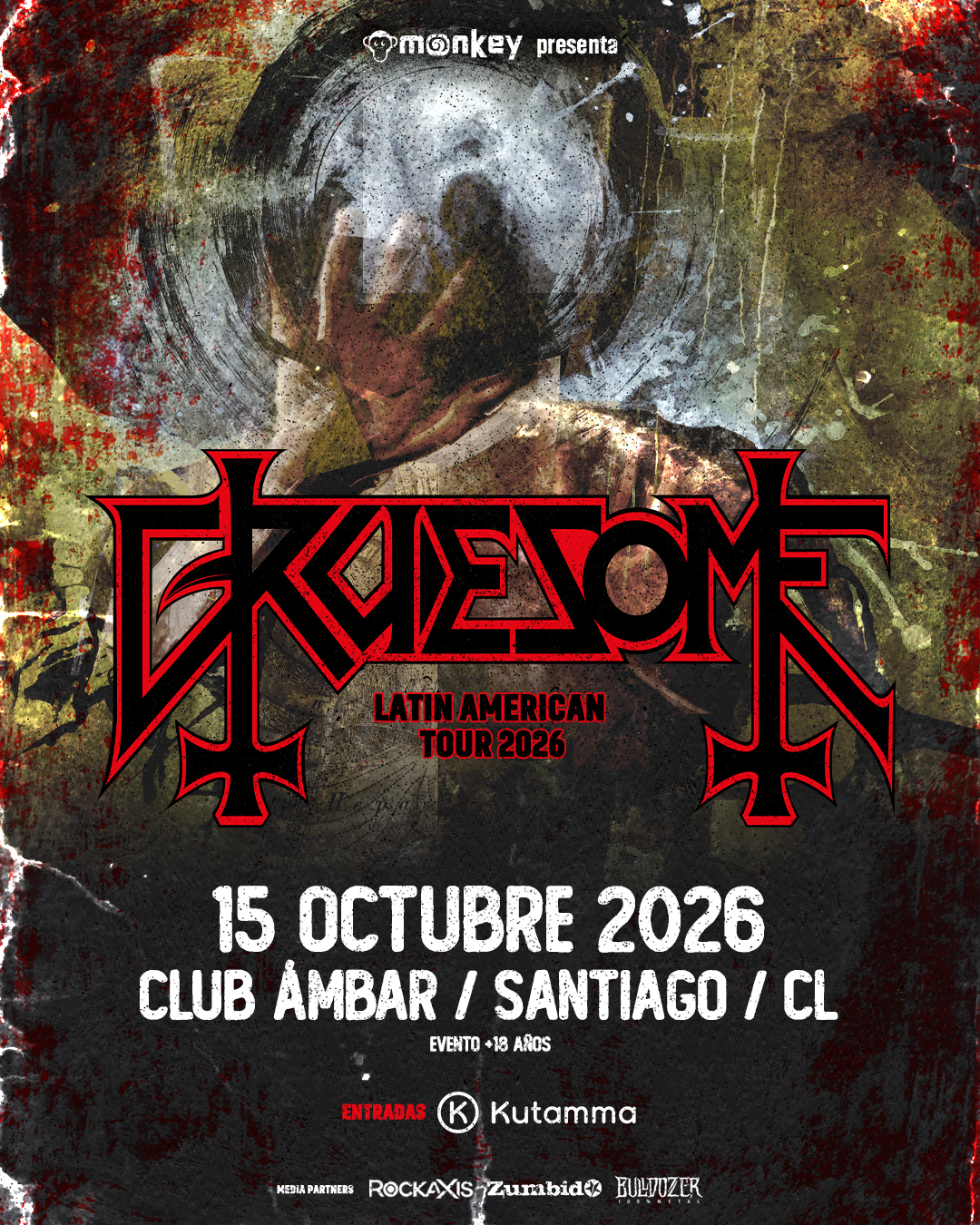 Gruesome debutará en Chile el próximo 15 de octubre