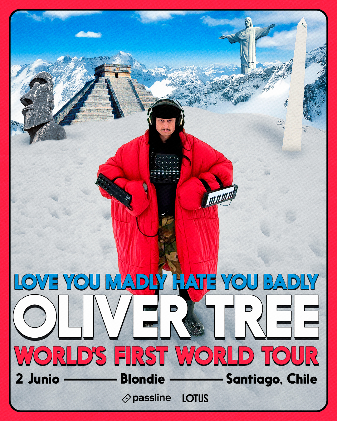 Oliver Tree anuncia su debut en Chile: 2 de junio