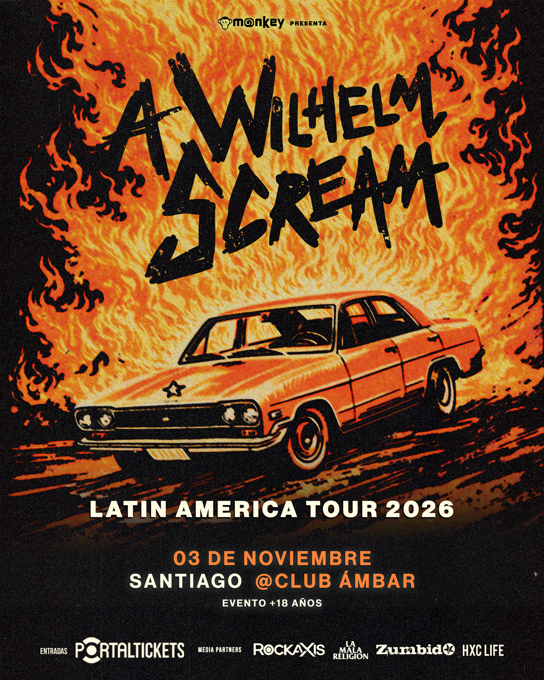 Festejando toda su historia: A Wilhelm Scream vuelve a Chile
