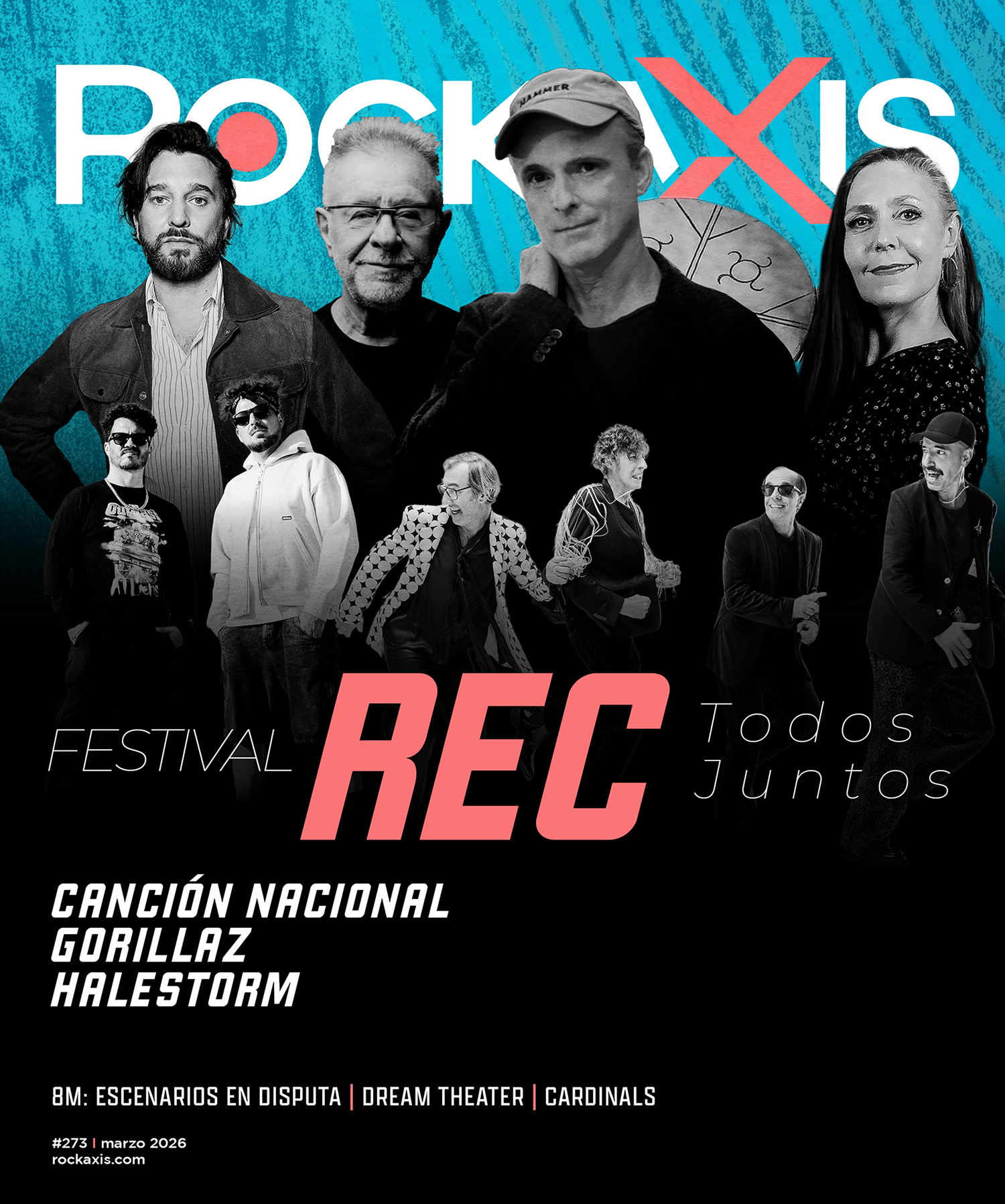 Desde REC a Canción Nacional: Ya está disponible la revista #Rockaxis273