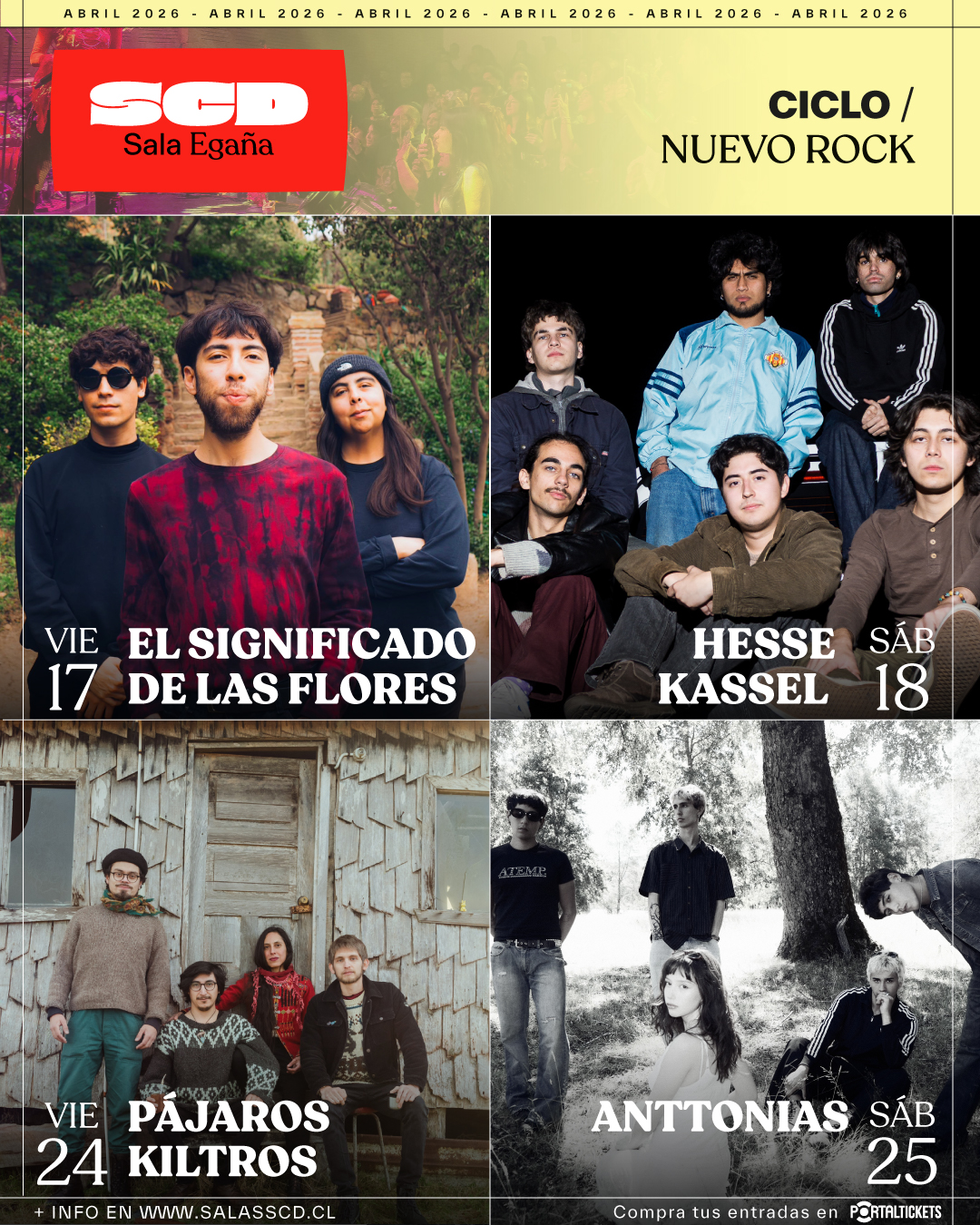 Nuevo Rock: Ciclo de música chilena llega a la SCD