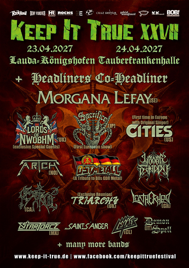 Metal chileno a nivel mundial: Letalis será parte de Keep It True 2027