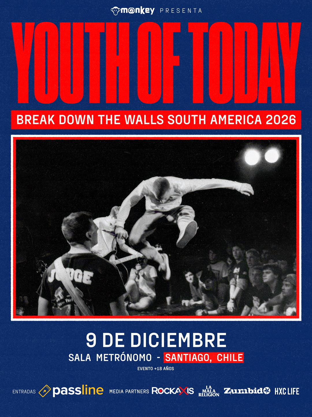 Youth of Today programa su vuelta a Chile