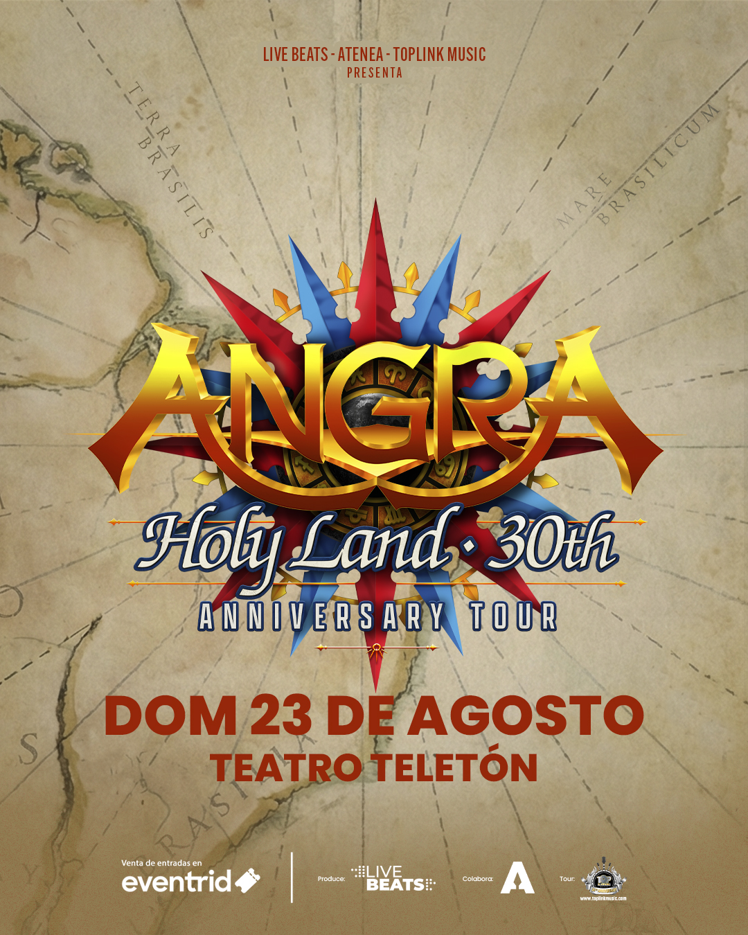 Concurso: Angra regresa a Chile celebrando 30 años de 