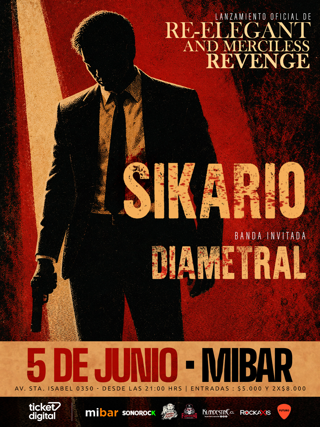 Sikario lanzará en vivo su nuevo álbum este 5 de junio