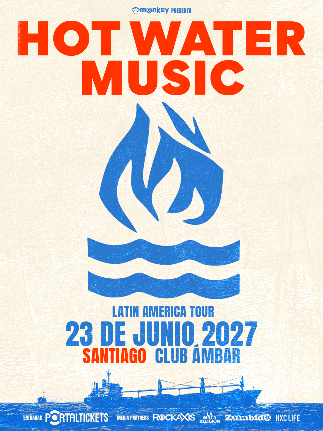 Tras una larga espera: Hot Water Music visitará Chile