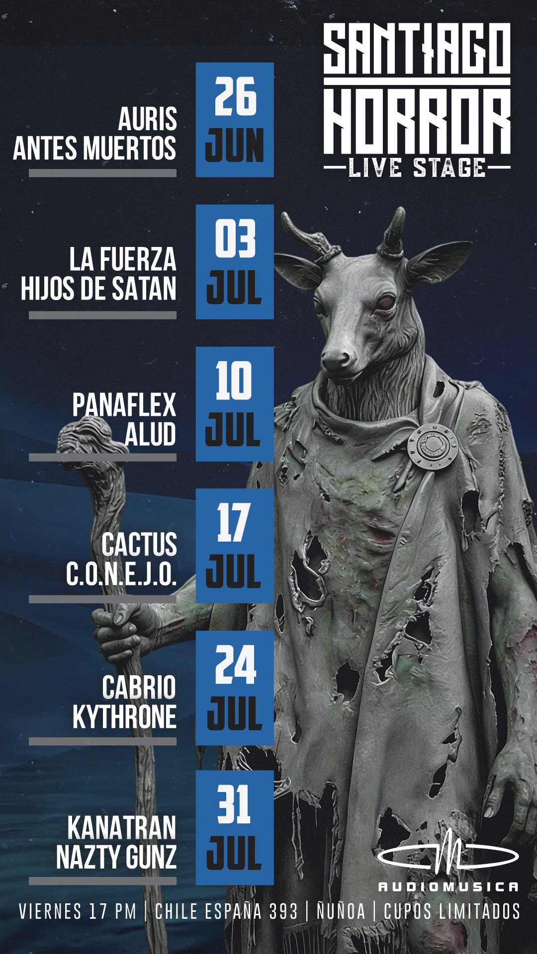 Santiago Horror Live confirma sus fechas en vivo