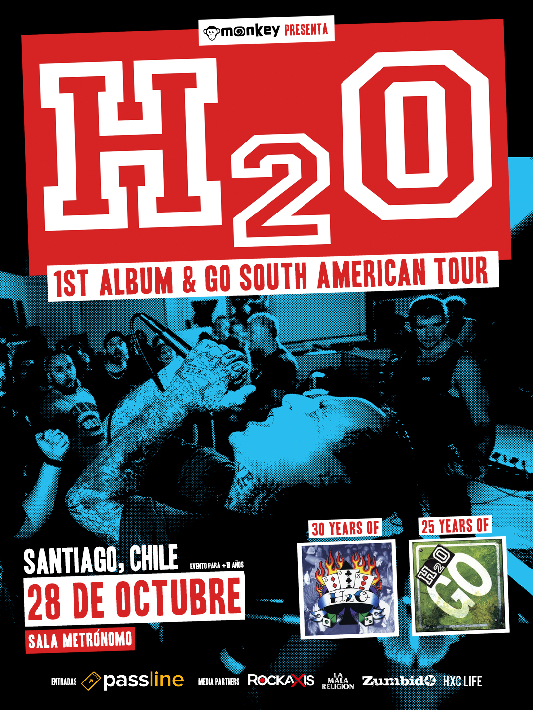 H2O agenda su vuelta a Chile