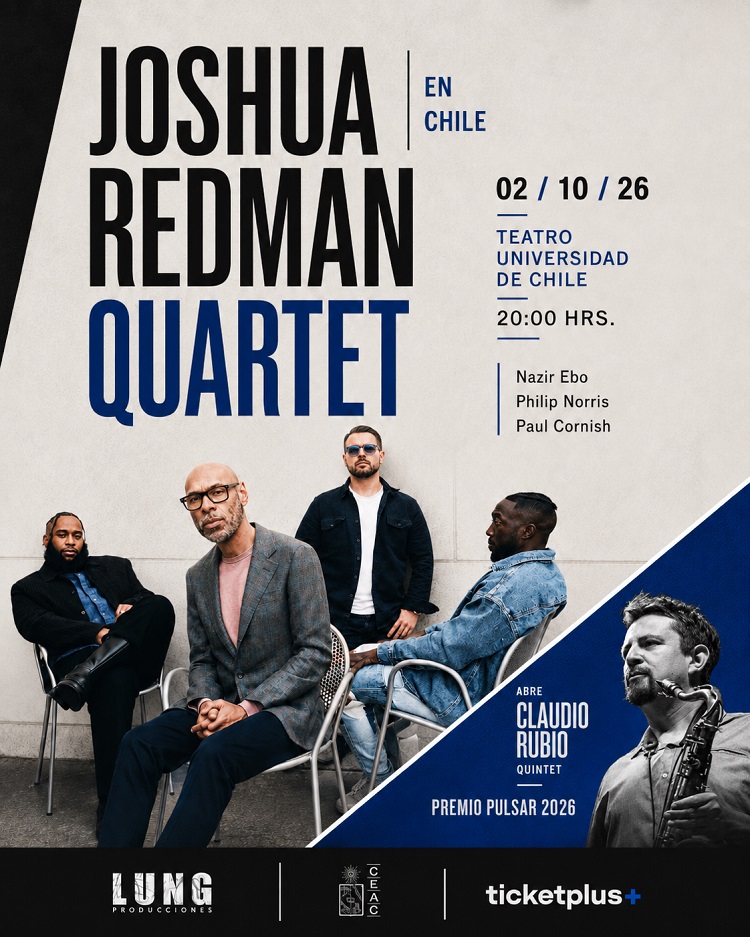 Claudio Rubio Quintet abrirá el show de Joshua Redman en Chile