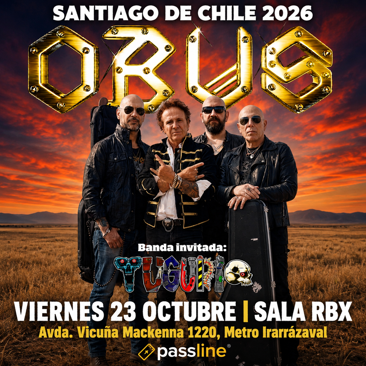 Obús fija para el 23 de octubre su segunda visita a Chile