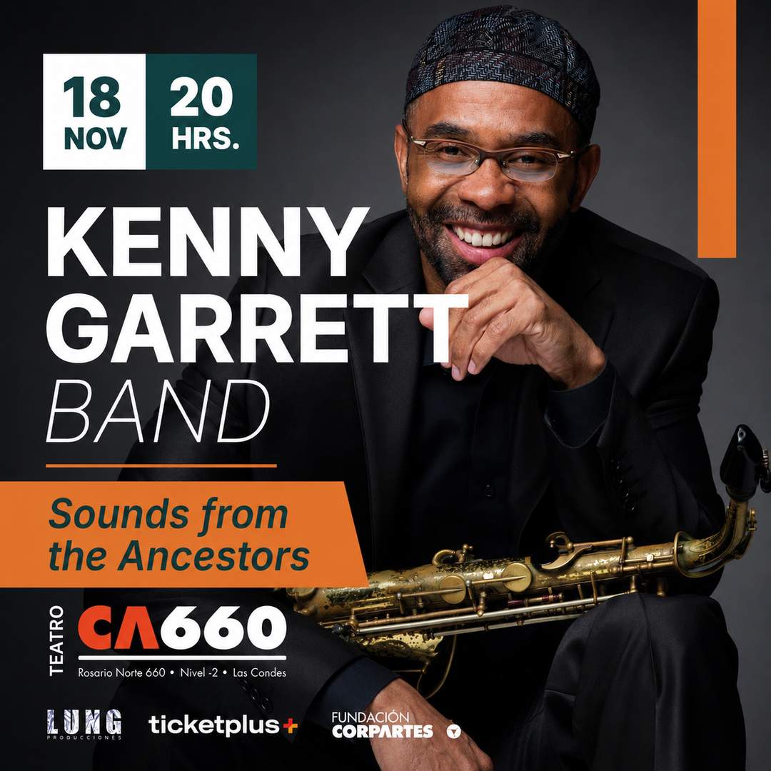 18 de noviembre: saxofonista estadounidense Kenny Garrett regresa a Chile
