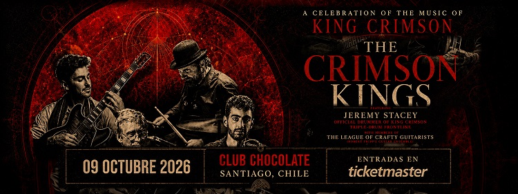 The Crimson Kings debuta en Chile: 09 de octubre en el Club Chocolate