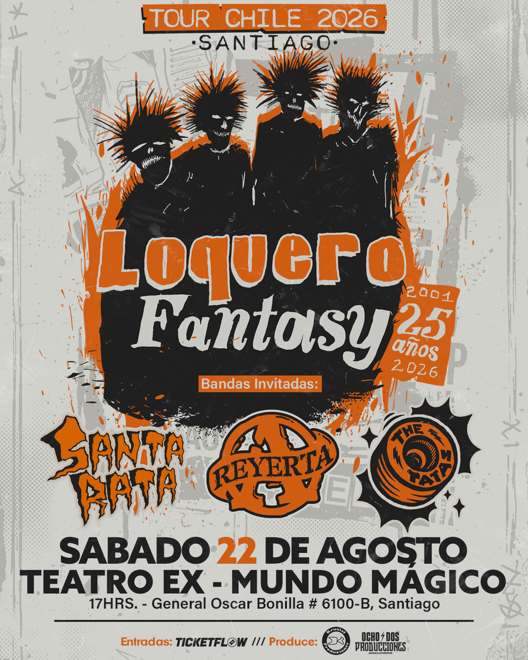 Loquero vuelve a Chile para celebrar los 25 años de ''Fantasy''