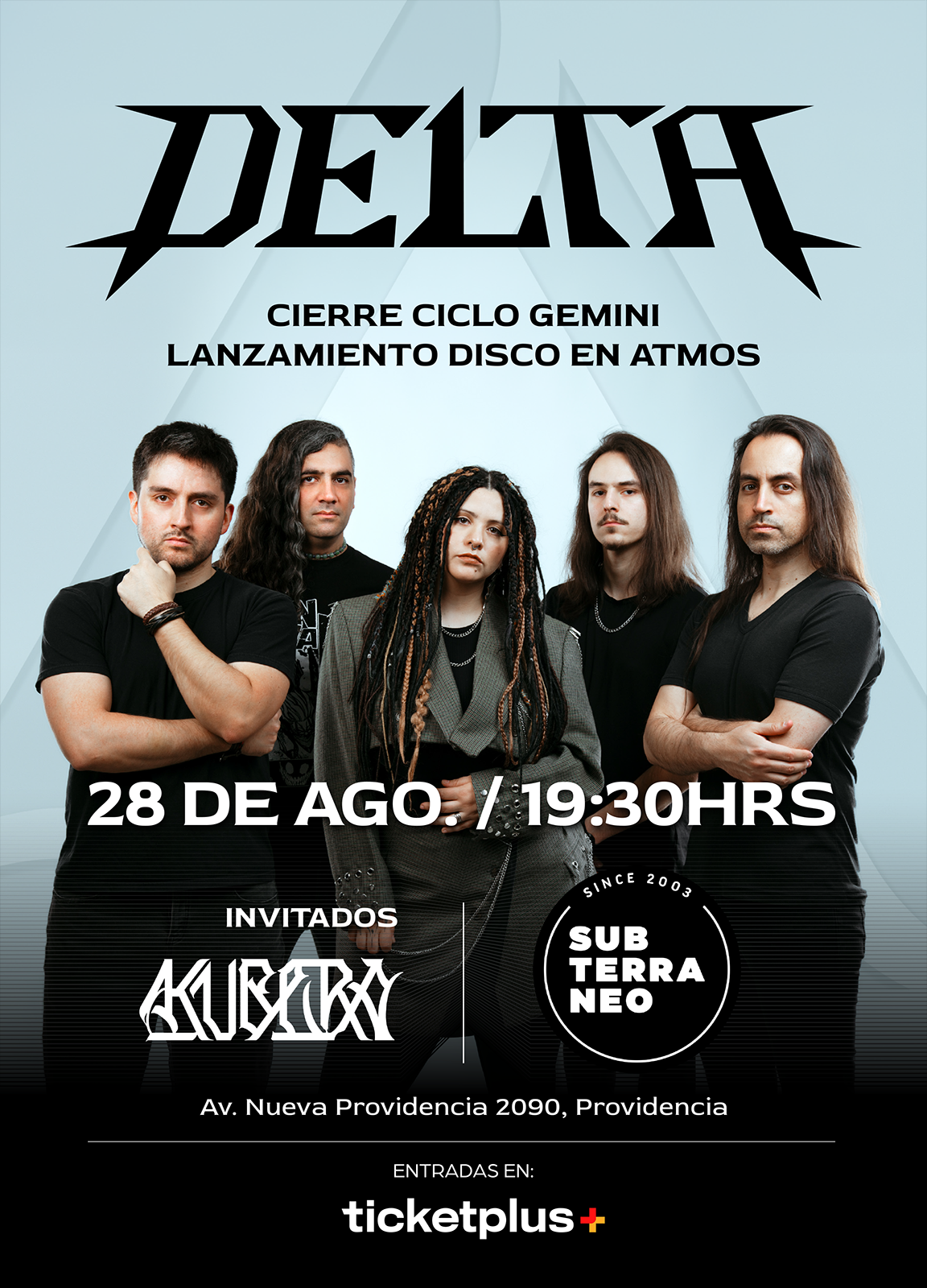 Concurso: Delta en Club Subterráneo este 28 de agosto