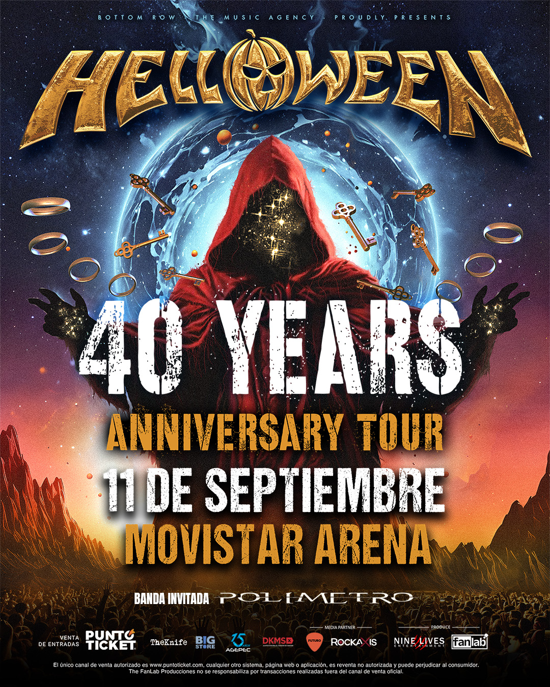Polímetro confirma su presencia para el regreso de Helloween a Chile
